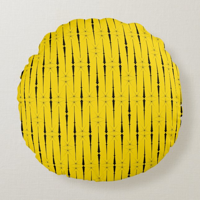 Magic Wands Round Pillow Rundes Kissen (Vorderseite)