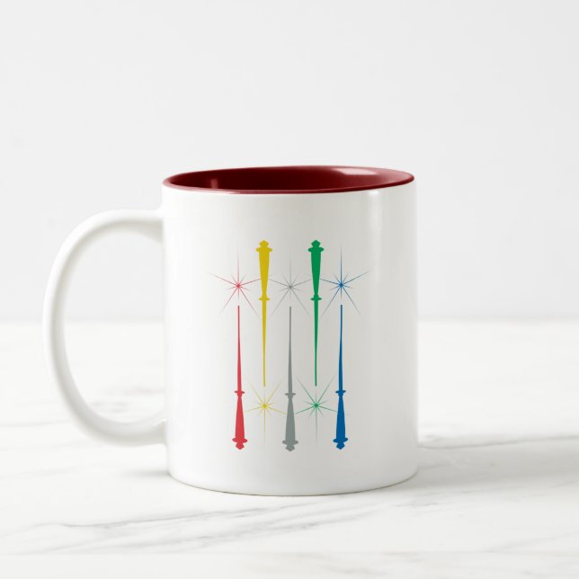 Magic Wands Tasse 11oz. Dunkelrot (Links)