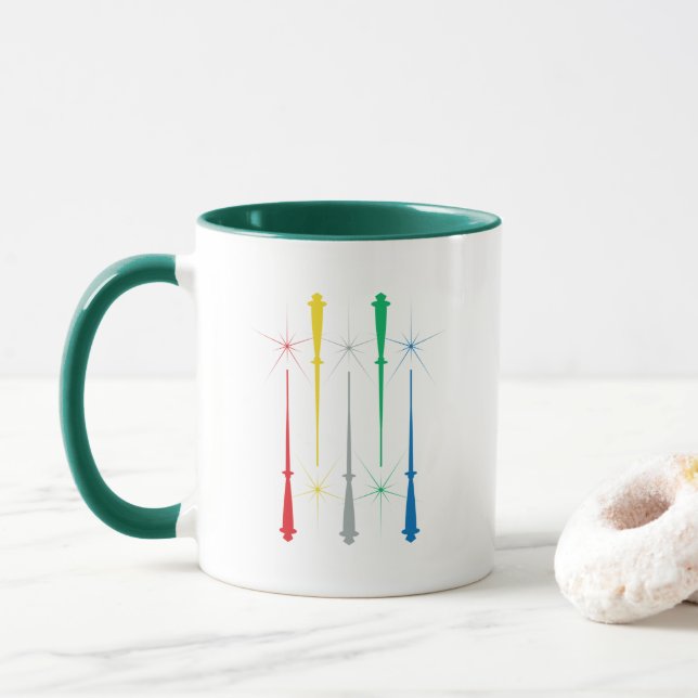 Magic Wands Tasse 11oz. Grün (Mit Donut)