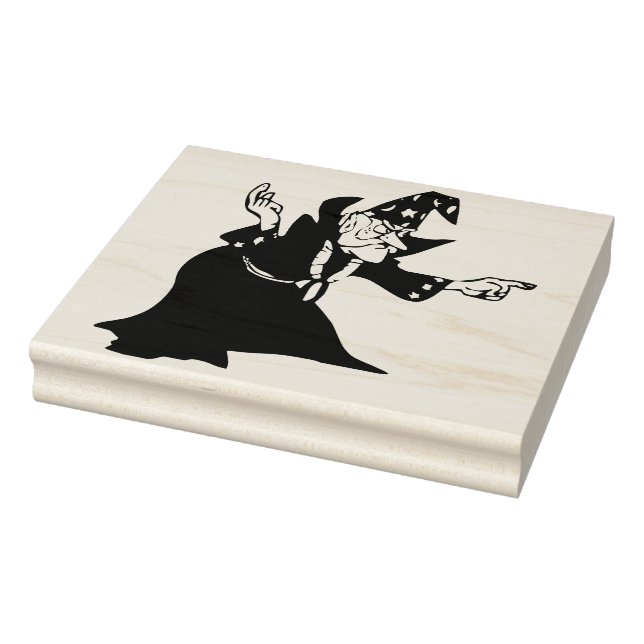 Magic Wizard Silhouette Art Briefmarke Gummistempel (Stempel)