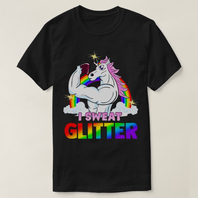 Magic Workout Unicorn I Sweat Parties scintillant  (Design devant)