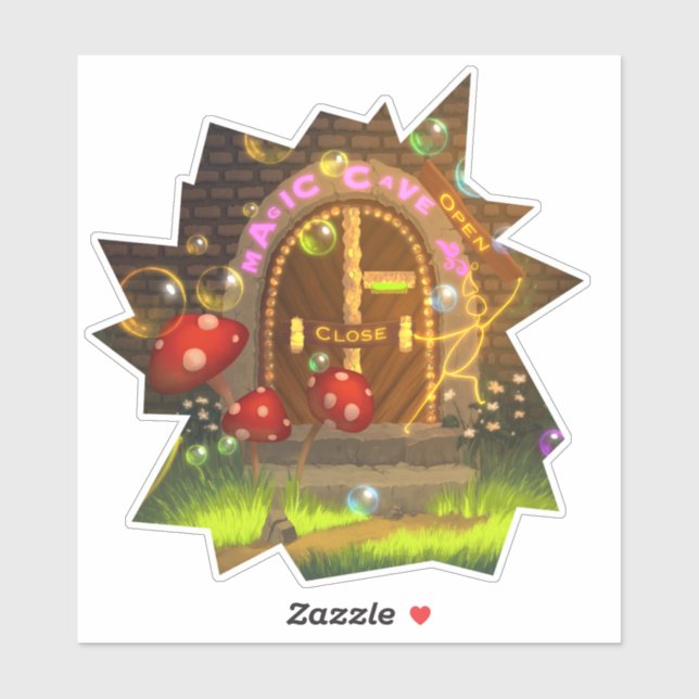 Magic World Sticker Bright farbenfroh (Blatt)