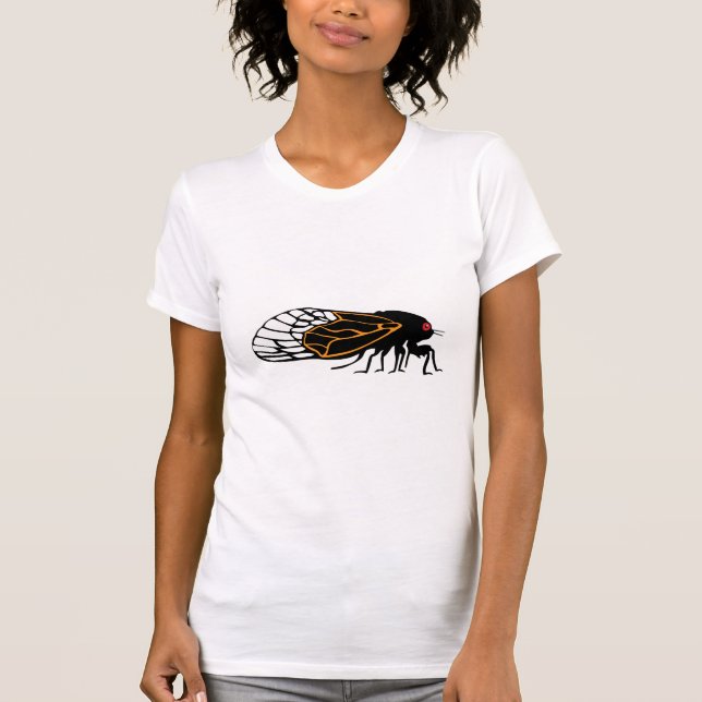 Magicada - Zikade - Cigale - Sommer-Summen T-Shirt (Vorderseite)