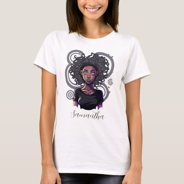 Magical Afro Woman T-Shirt (Vorderseite)