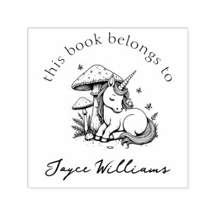Magical Baby Unicorn Toadstool & Butterflies Buch Permastempel