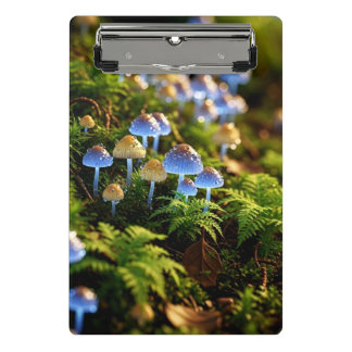 Magical Bioluminescent Fungi - Deep Forest Mini Klemmbrett