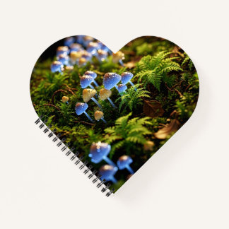 Magical Bioluminescent Fungi - Deep Forest Notizbuch