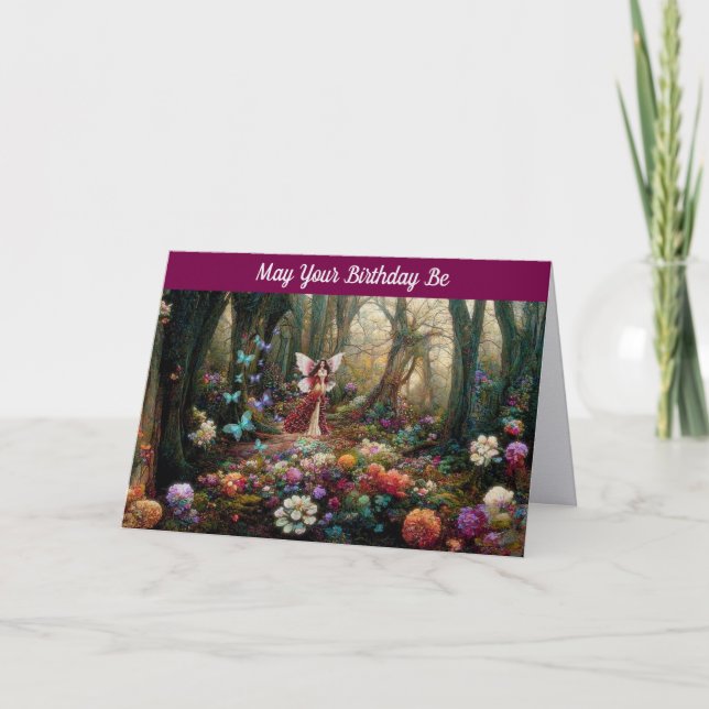 Magical Birthday Greeting Card Karte (Vorderseite)