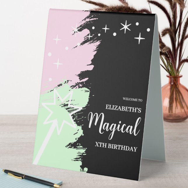 Magical Birthday Tischaufsteller (In Situ (Tisch))