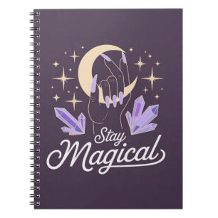 Magical bleibe - Hexy Moon & Crystal Journal Notizblock