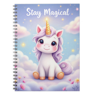 Magical bleibe - Unicorn Notebook für Kinder Notizblock