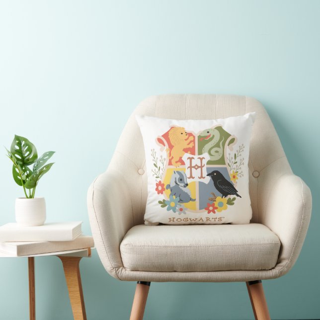 Magical Blooms HOGWARTS™ Wappen Kissen (Stuhl )