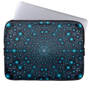 Magical Blue Glow Mandala Laptopschutzhülle