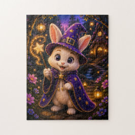 Magical Bunny Wizard Jigsaw Puzzle
