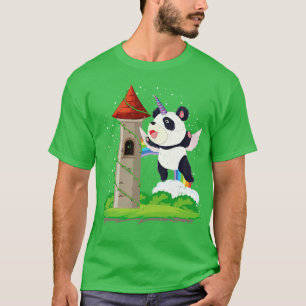 Magical Castle Fantasy Unicorn Niedliches Asien an T-Shirt