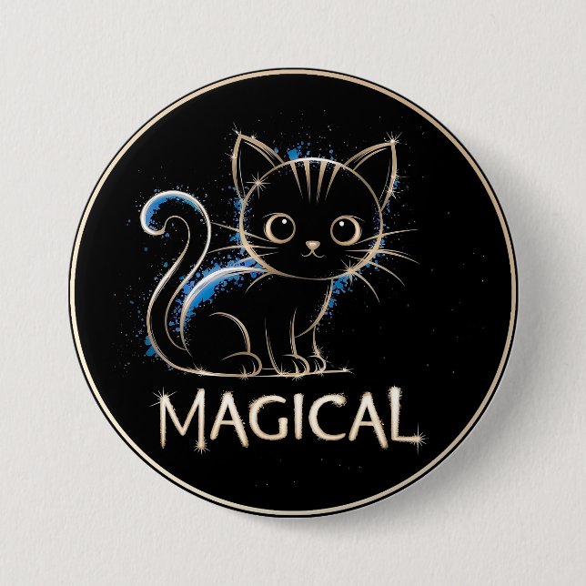 Magical Cat Button (Vorderseite)