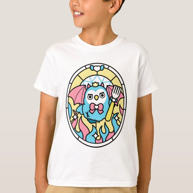 Magical Chubby Bird Hilda Super Portrait - Devil B T-Shirt (Vorderseite)