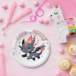 Magical Dragon Baby Dusche Pappteller