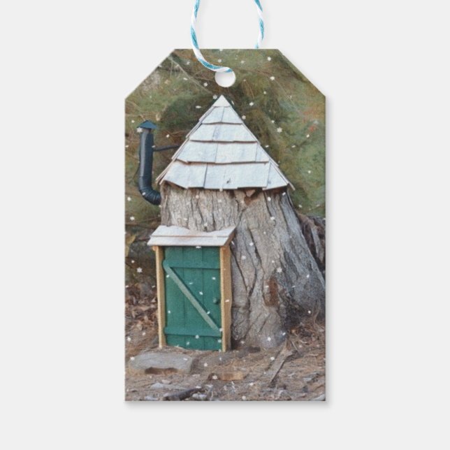 Magical Elf House Geschenkanhänger (Vorderseite)