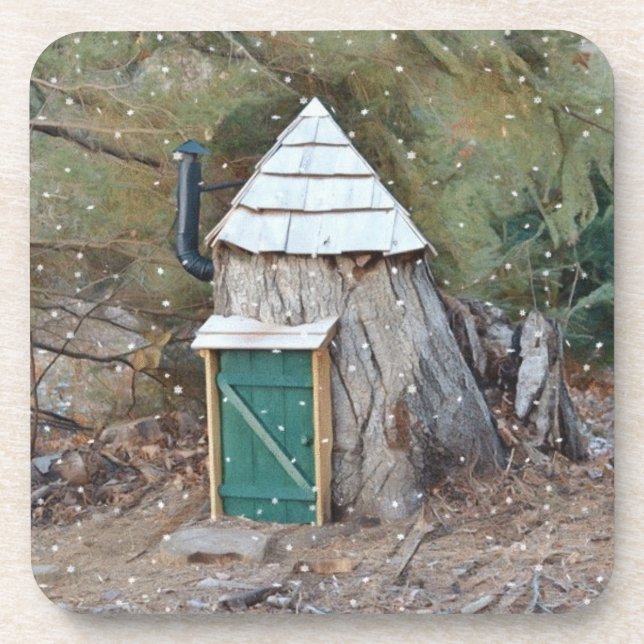 Magical Elf House Untersetzer (Vorderseite)