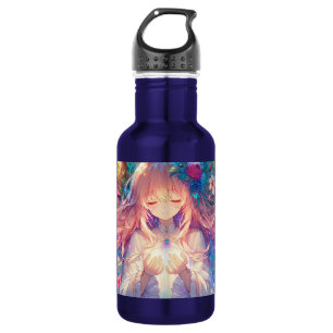 Magical Ethereal Anime Girl Edelstahlflasche