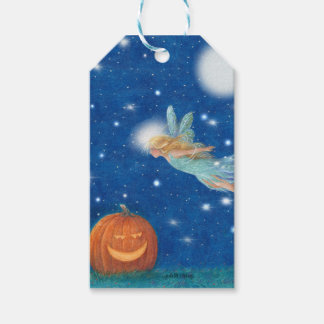 Magical Fairy and Jack O'Lantern Halloween party Geschenkanhänger
