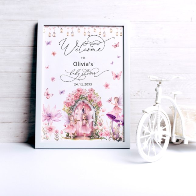 Magical Fairy Baby Dusche Empfang Poster (Von Creator hochgeladen)