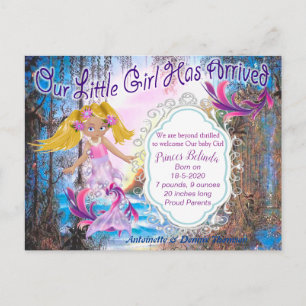 Magical Fairy Baby Mermaid ist da Postkarte