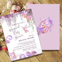 Magical Fairy Baby Shower Einladung