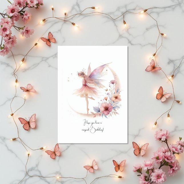 Magical Fairy Birthday Karte (Magical Fairy Birthday Card)
