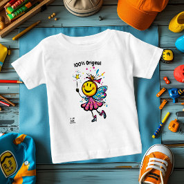 Magical Fairy Emoji - Spaß und farbenfroh Vollkorb Baby T-shirt