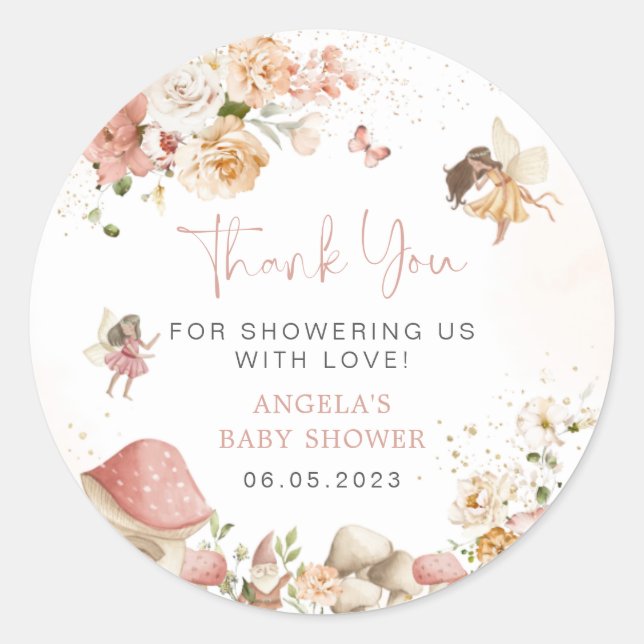 Magical Fairy Garden Baby Shooting Sticker (Vorderseite)