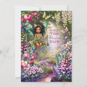 Magical Fairy Rett Date Party Einladung