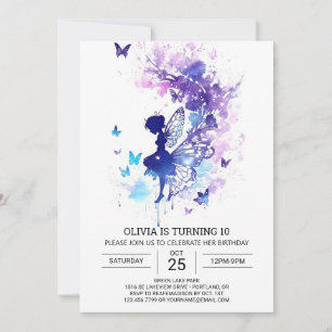 Magical Fairy Tale Birthday Einladung