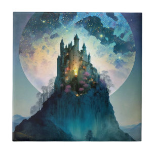 Magical Fantasy Castle Keramik Tile Fliese