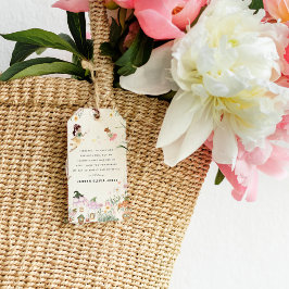 Magical Floral Fairy | Geburtstag Geschenkanhänger