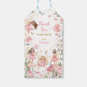 Magical Forest Fairy Blumengarten Geburtstagsfavor Geschenkanhänger
