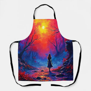 Magical Forest Girls Solitude Design Schürze