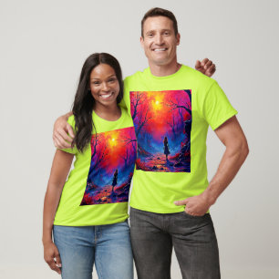 Magical Forest Girls Solitude Design T-Shirt