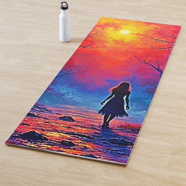 Magical Forest Girls Solitude Design Yogamatte (Beispiel)