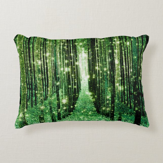 Magical Forest Green Mystery Zierkissen (Vorderseite)