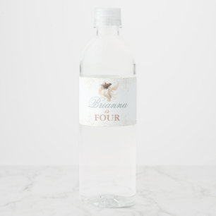 Magical Garden Fairy Water Flasche Etikett
