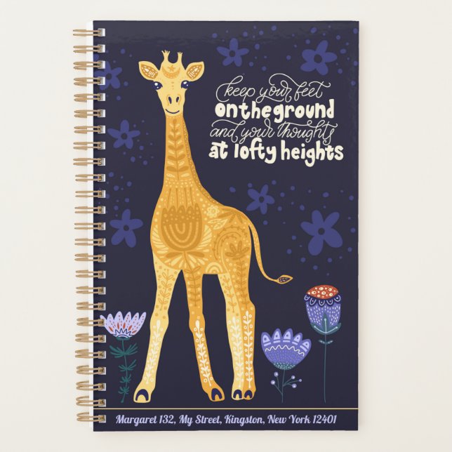 Magical Giraffe Planner Planer (Vorderseite)