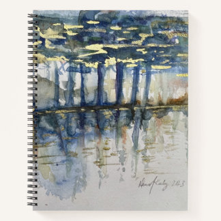 Magical Golden Trees spirale livre de notes