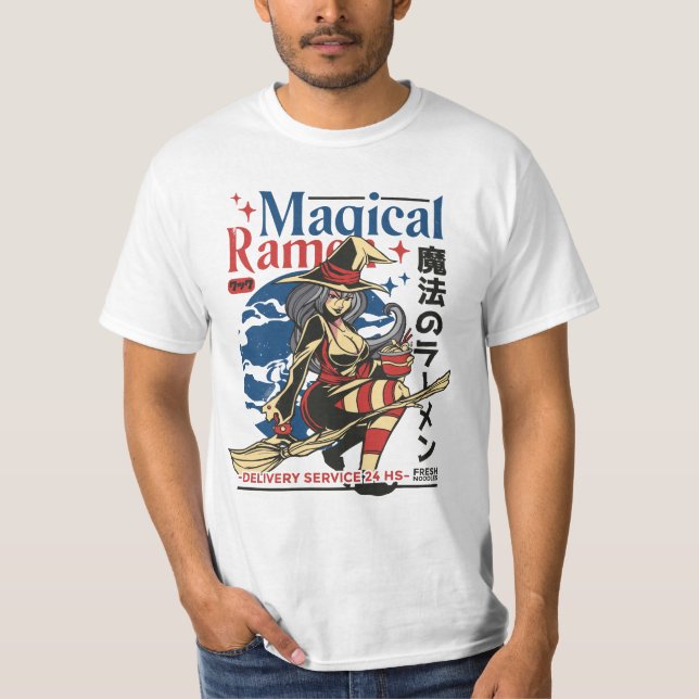 Magical Hexe Ramen Delivery Service T - Shirt (Vorderseite)