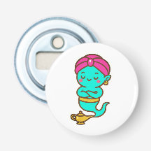 Magical Kawaii Djinn - Neon Spirit