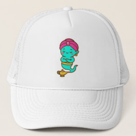 Magical Kawaii Djinn - Neon Spirit Truckerkappe