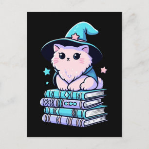Magical Kitty Sorcerer Postkarte