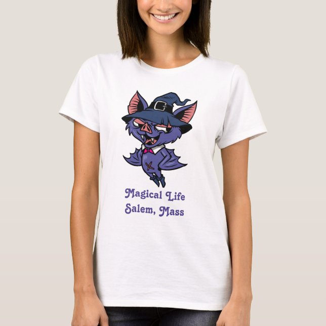 Magical Life Salem Mass Hexenmeister T-Shirt (Vorderseite)
