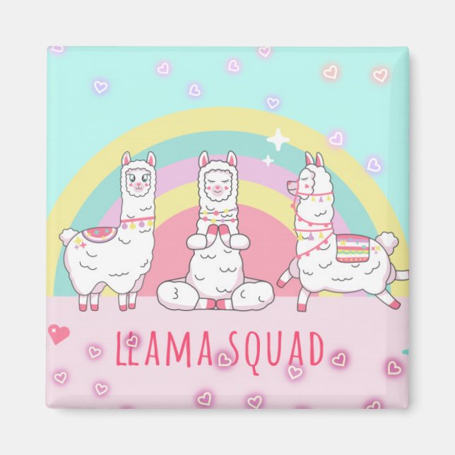 Magical Llamas Magnet (Vorne)
